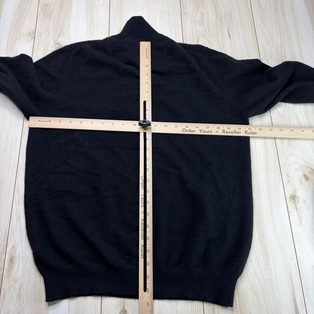 John W. Nordstrom Cashmere 1/4 Zip Knit Sweater Mens Sz Medium Lot Of 2